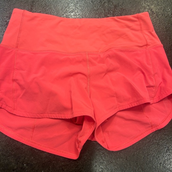 lululemon athletica High Waist Pink Shorts - Picture 1 of 3